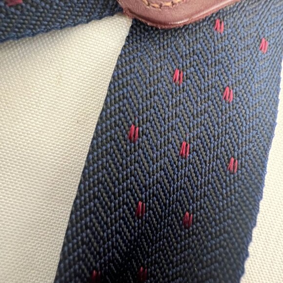 Pelican USA Men's Adjustable Navy Blue Elastic Suspenders Polka Dot Brass Clips - Picture 3 of 14